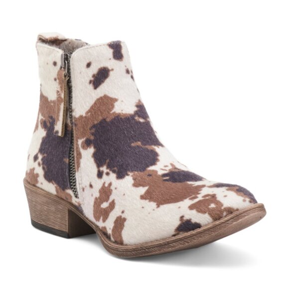 NEW VERY G Chisel Booties western design black brown for women 267tn - Picture 5 of 6